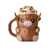 Highland Cow Ice Cream Cup – Adorable Gift for Kids & Adults