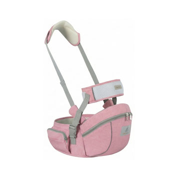 Ergonomic Baby Hip Seat with Support – Reduces Back Strain & Makes Carrying Easier – Pink
